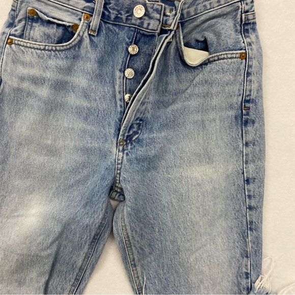 Agolde Riley Button Fly High Waisted Jeans 25 - Picture 2 of 10